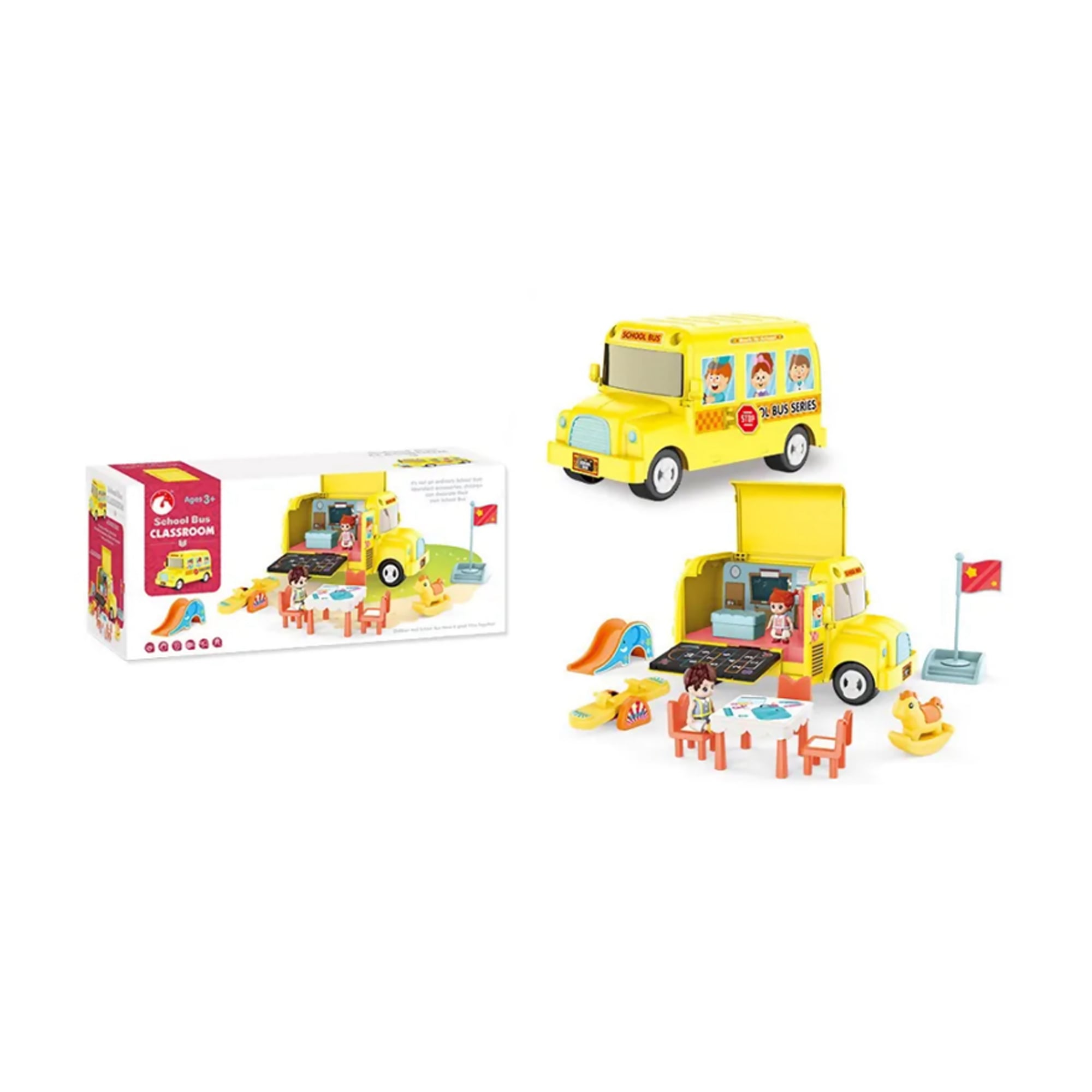 Дитячий ігровий набір YG Toys School Bus Classroom від 3 років, 32.5*11.9*13.8 см (G0031)